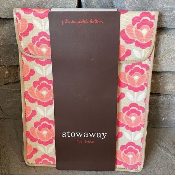 Petunia Pickle Bottom Stowaway Storage Protective Case iPad 2 & 3 New - Picture 3 of 8